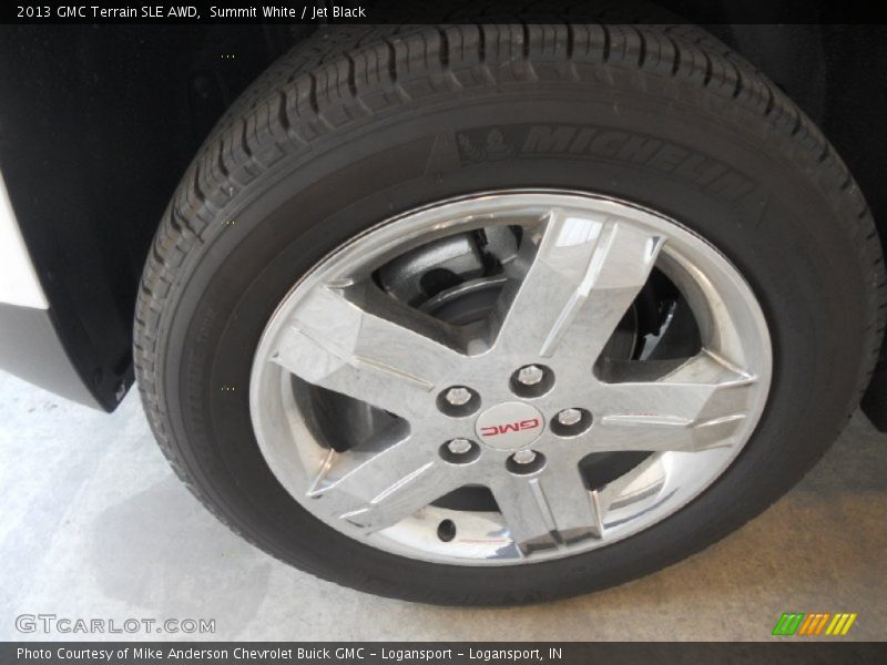 Summit White / Jet Black 2013 GMC Terrain SLE AWD