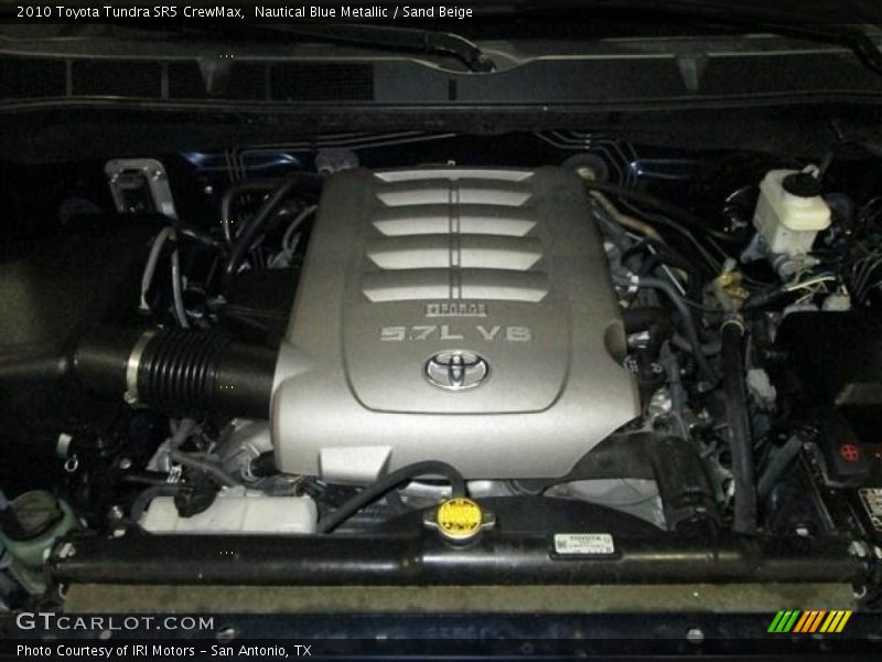 Nautical Blue Metallic / Sand Beige 2010 Toyota Tundra SR5 CrewMax