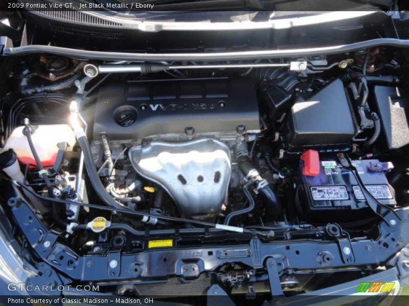 Jet Black Metallic / Ebony 2009 Pontiac Vibe GT