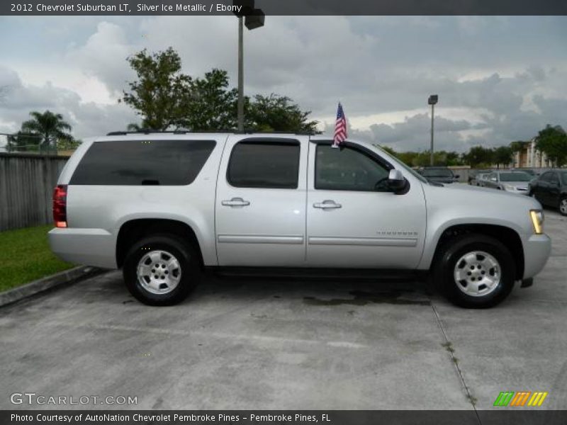 Silver Ice Metallic / Ebony 2012 Chevrolet Suburban LT