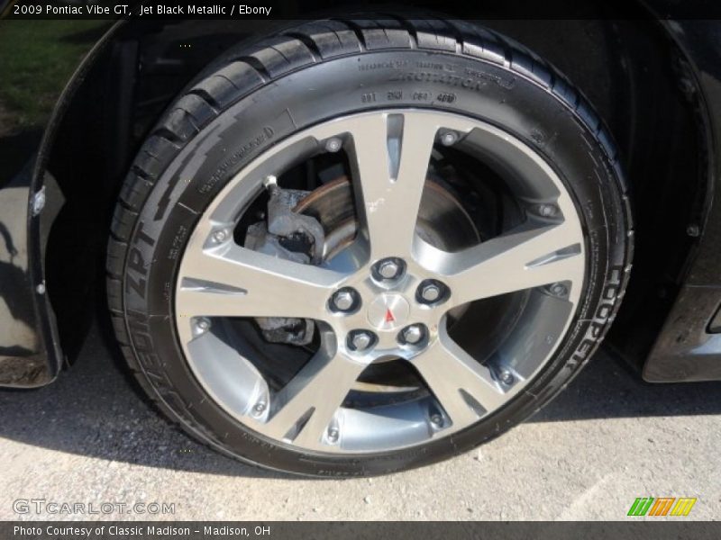 Jet Black Metallic / Ebony 2009 Pontiac Vibe GT