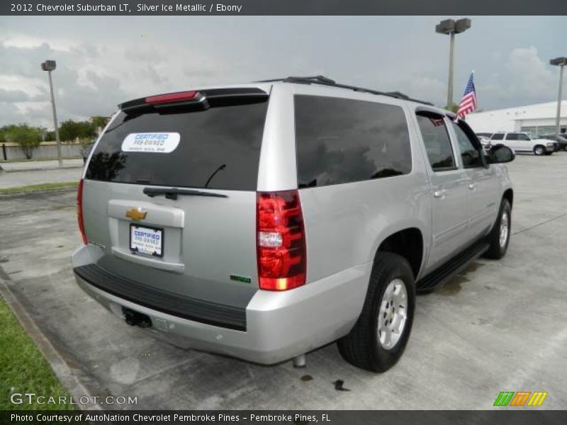 Silver Ice Metallic / Ebony 2012 Chevrolet Suburban LT