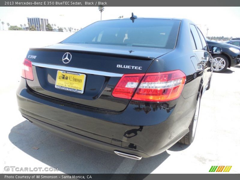 Black / Black 2013 Mercedes-Benz E 350 BlueTEC Sedan