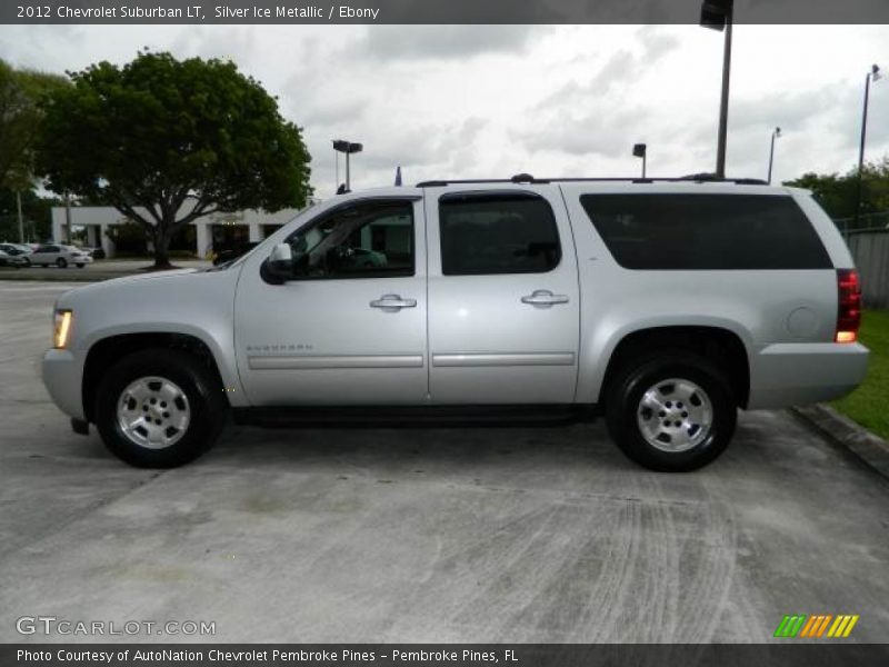Silver Ice Metallic / Ebony 2012 Chevrolet Suburban LT