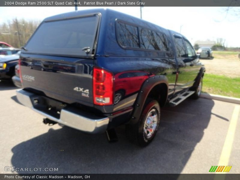 Patriot Blue Pearl / Dark Slate Gray 2004 Dodge Ram 2500 SLT Quad Cab 4x4