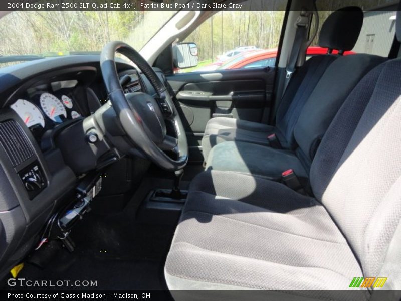 Patriot Blue Pearl / Dark Slate Gray 2004 Dodge Ram 2500 SLT Quad Cab 4x4