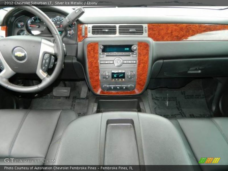Silver Ice Metallic / Ebony 2012 Chevrolet Suburban LT