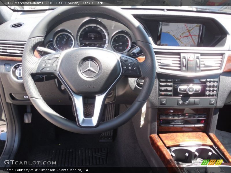 Black / Black 2013 Mercedes-Benz E 350 BlueTEC Sedan