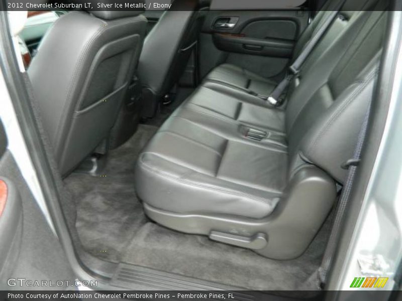 Silver Ice Metallic / Ebony 2012 Chevrolet Suburban LT