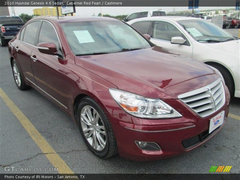 Cabernet Red Pearl / Cashmere 2010 Hyundai Genesis 4.6 Sedan