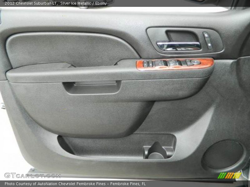Silver Ice Metallic / Ebony 2012 Chevrolet Suburban LT
