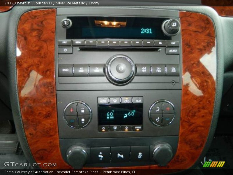 Silver Ice Metallic / Ebony 2012 Chevrolet Suburban LT