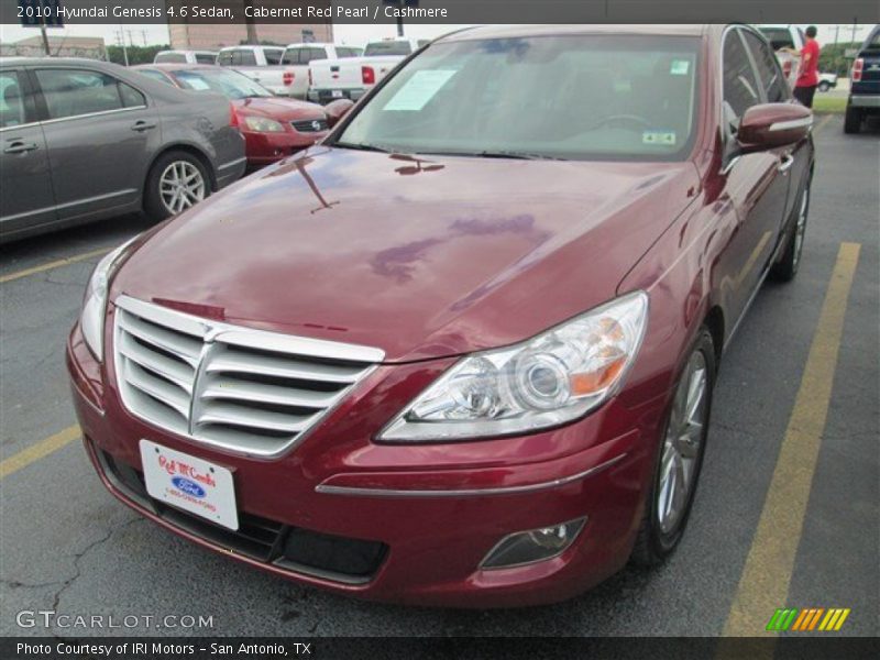 Cabernet Red Pearl / Cashmere 2010 Hyundai Genesis 4.6 Sedan