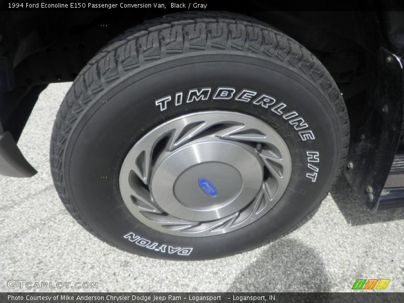 Black / Gray 1994 Ford Econoline E150 Passenger Conversion Van