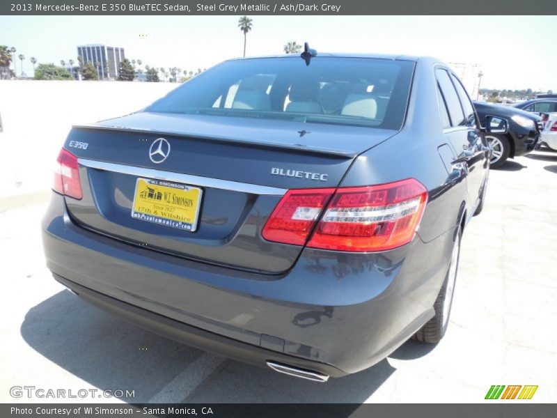 Steel Grey Metallic / Ash/Dark Grey 2013 Mercedes-Benz E 350 BlueTEC Sedan