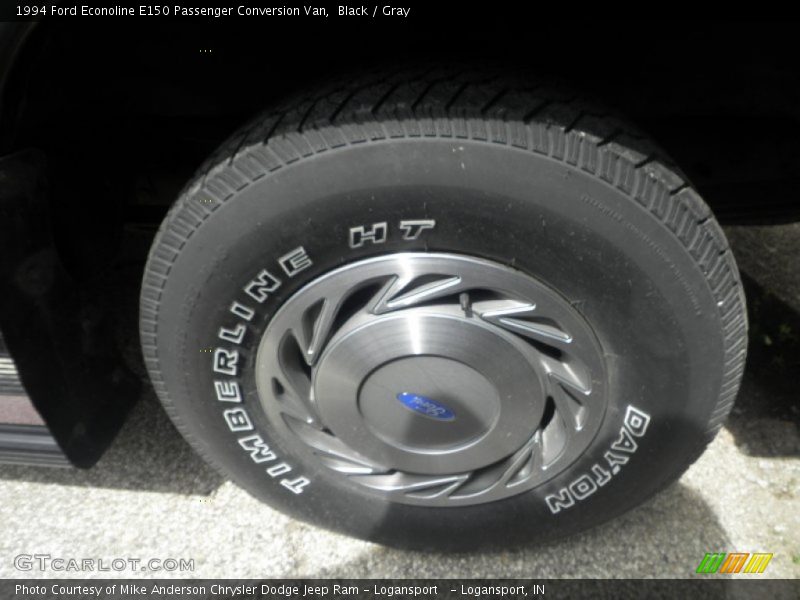 Black / Gray 1994 Ford Econoline E150 Passenger Conversion Van