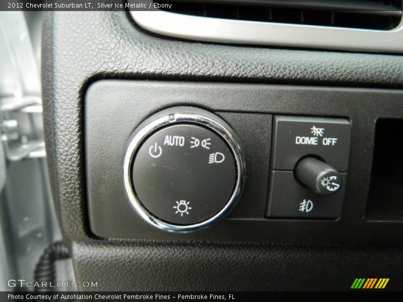 Silver Ice Metallic / Ebony 2012 Chevrolet Suburban LT