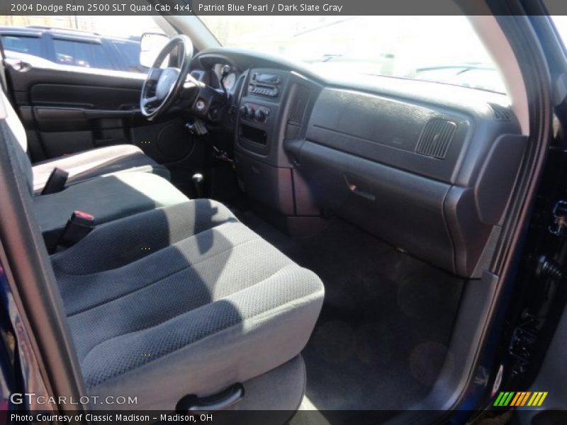 Patriot Blue Pearl / Dark Slate Gray 2004 Dodge Ram 2500 SLT Quad Cab 4x4
