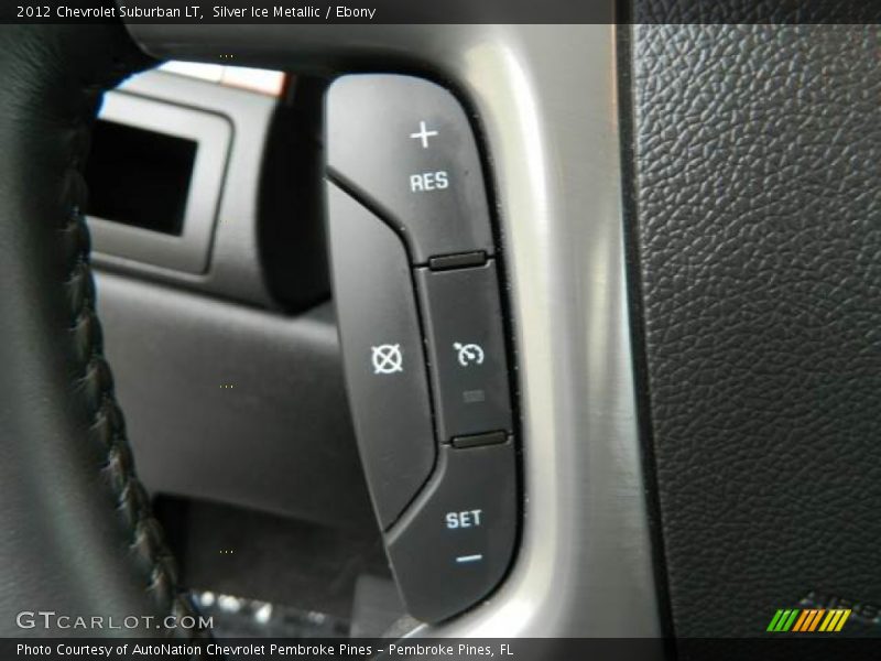 Silver Ice Metallic / Ebony 2012 Chevrolet Suburban LT