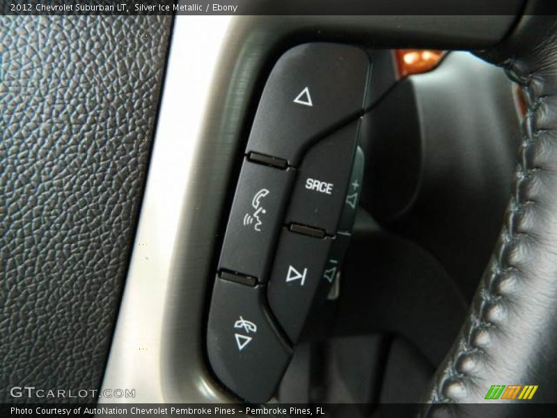 Silver Ice Metallic / Ebony 2012 Chevrolet Suburban LT