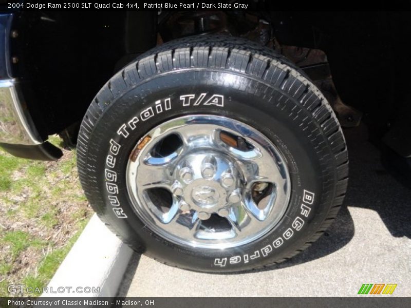 Patriot Blue Pearl / Dark Slate Gray 2004 Dodge Ram 2500 SLT Quad Cab 4x4