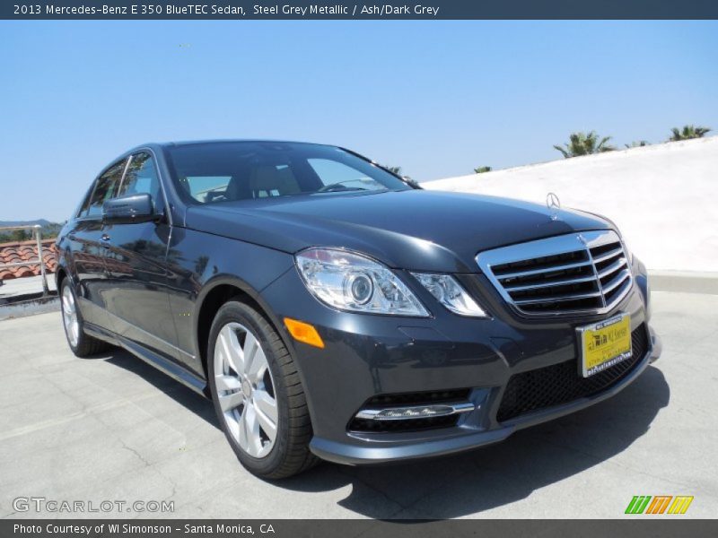 Steel Grey Metallic / Ash/Dark Grey 2013 Mercedes-Benz E 350 BlueTEC Sedan