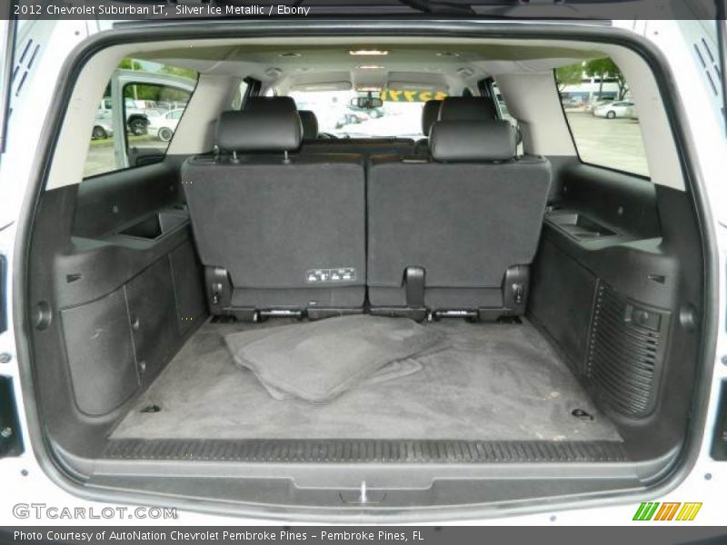 Silver Ice Metallic / Ebony 2012 Chevrolet Suburban LT