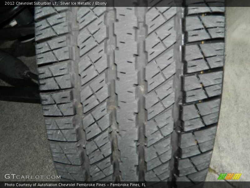Silver Ice Metallic / Ebony 2012 Chevrolet Suburban LT