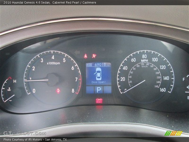 Cabernet Red Pearl / Cashmere 2010 Hyundai Genesis 4.6 Sedan