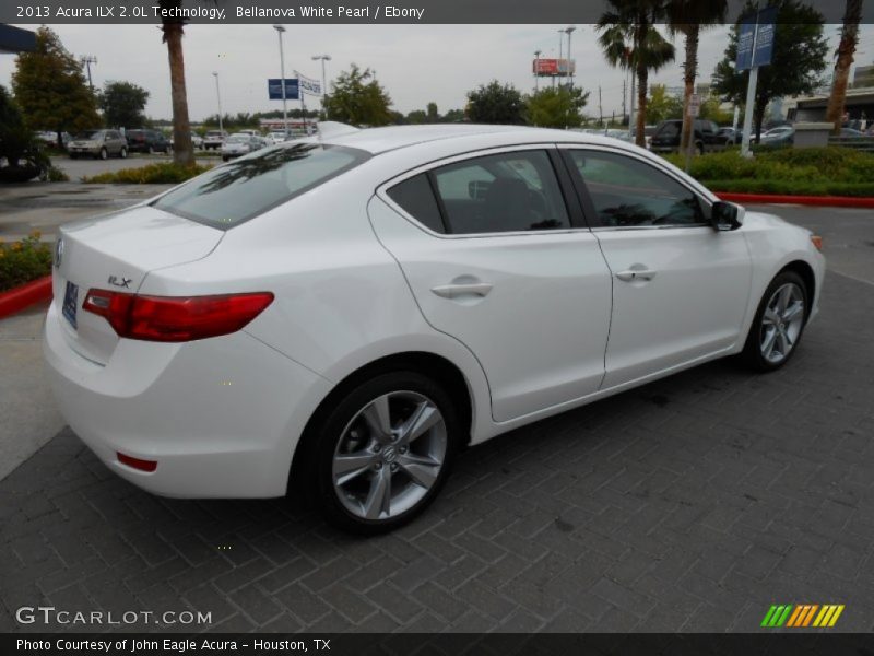 Bellanova White Pearl / Ebony 2013 Acura ILX 2.0L Technology