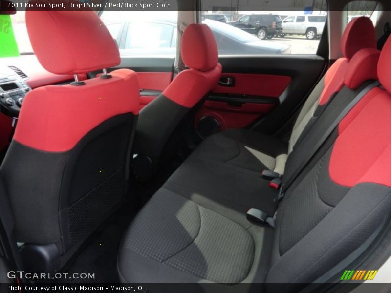 Rear Seat of 2011 Soul Sport