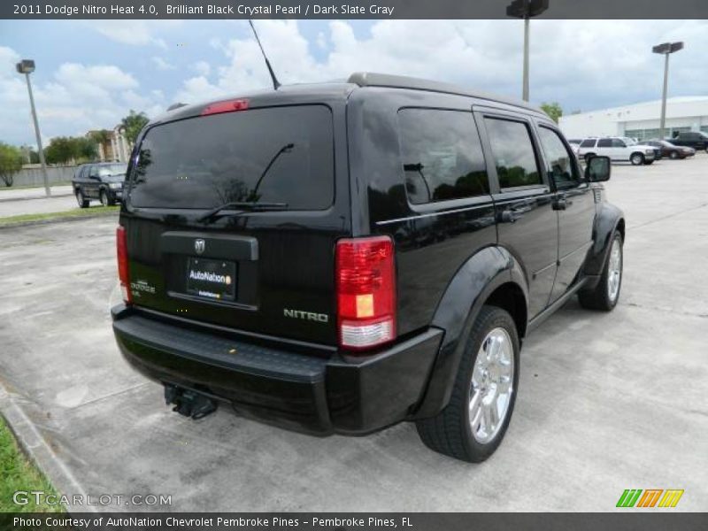 Brilliant Black Crystal Pearl / Dark Slate Gray 2011 Dodge Nitro Heat 4.0