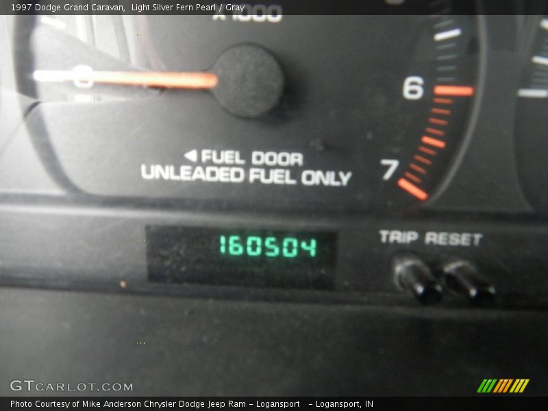 Light Silver Fern Pearl / Gray 1997 Dodge Grand Caravan