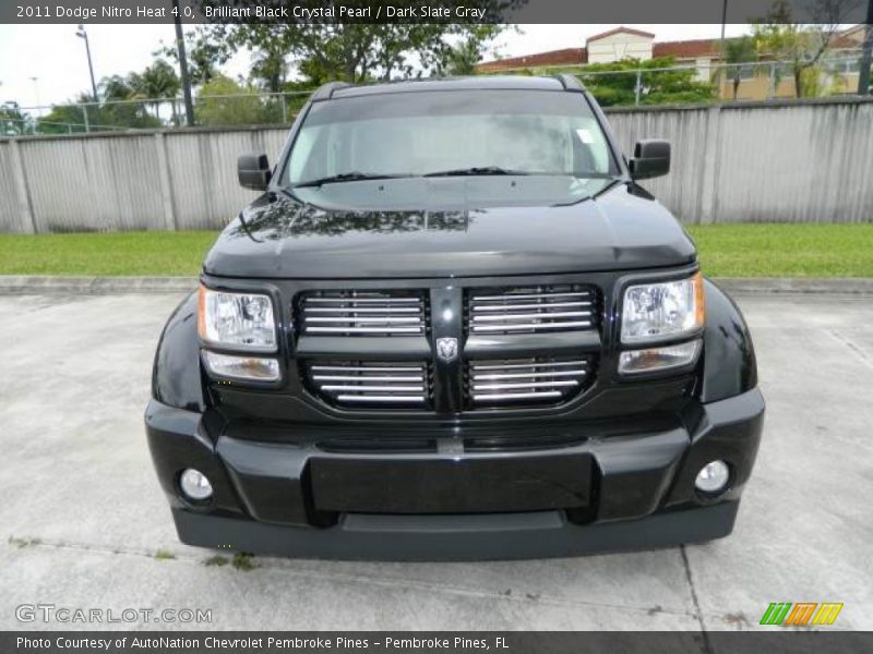 Brilliant Black Crystal Pearl / Dark Slate Gray 2011 Dodge Nitro Heat 4.0