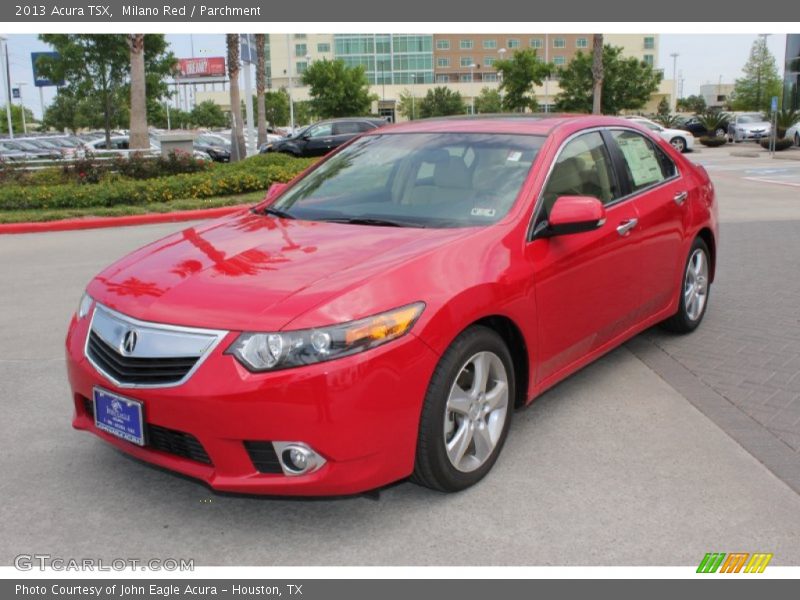 Milano Red / Parchment 2013 Acura TSX