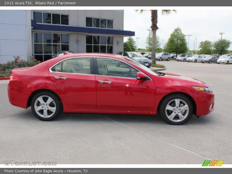 Milano Red / Parchment 2013 Acura TSX