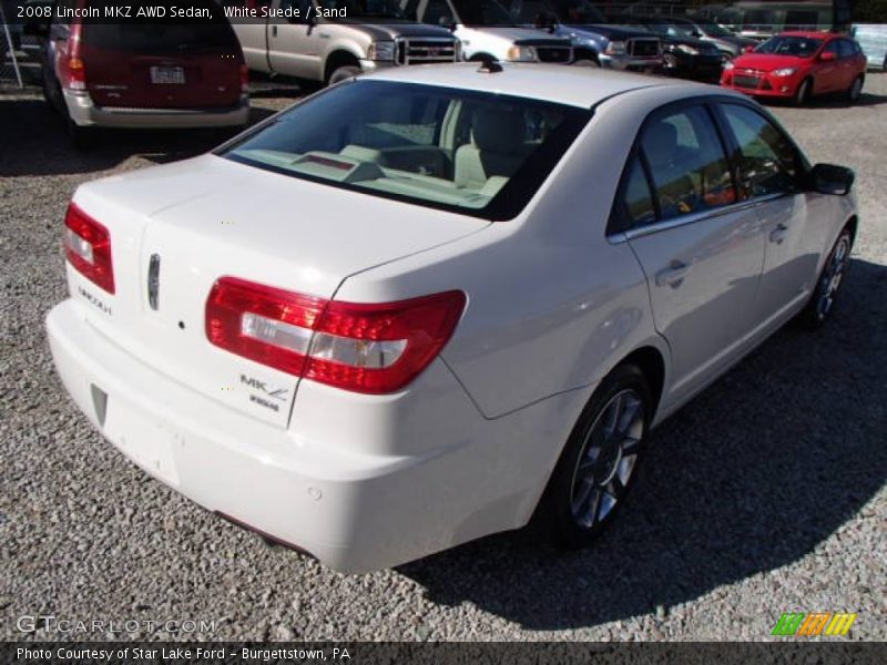 White Suede / Sand 2008 Lincoln MKZ AWD Sedan