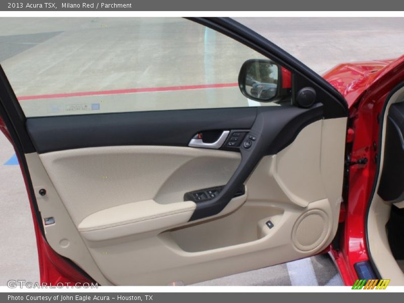 Milano Red / Parchment 2013 Acura TSX