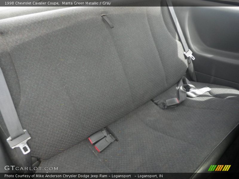 Manta Green Metallic / Gray 1998 Chevrolet Cavalier Coupe
