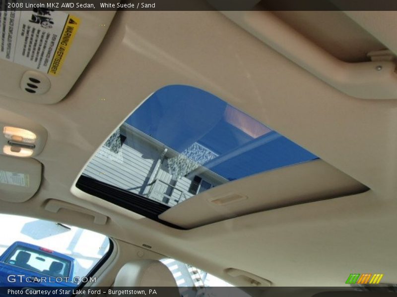 White Suede / Sand 2008 Lincoln MKZ AWD Sedan