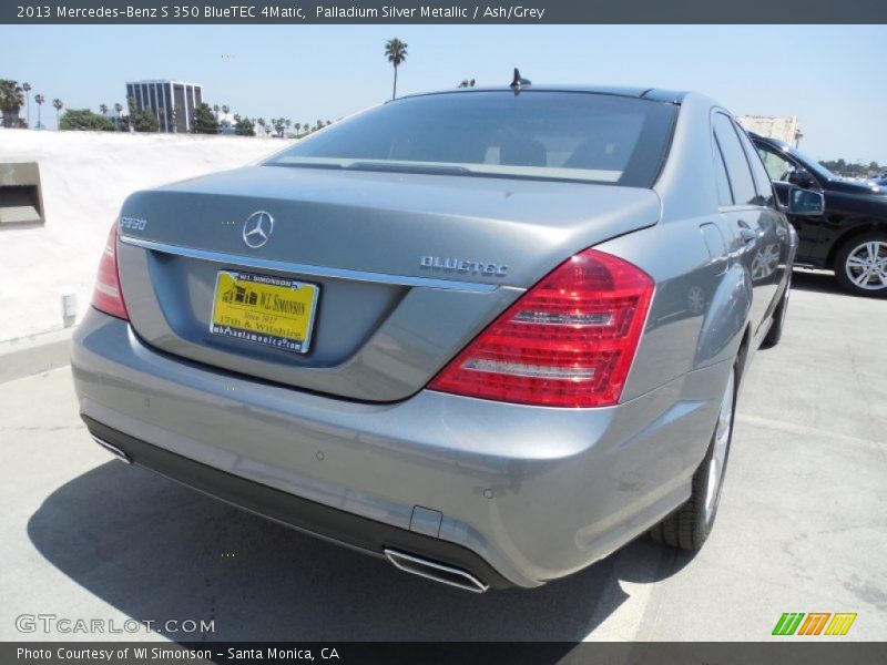 Palladium Silver Metallic / Ash/Grey 2013 Mercedes-Benz S 350 BlueTEC 4Matic