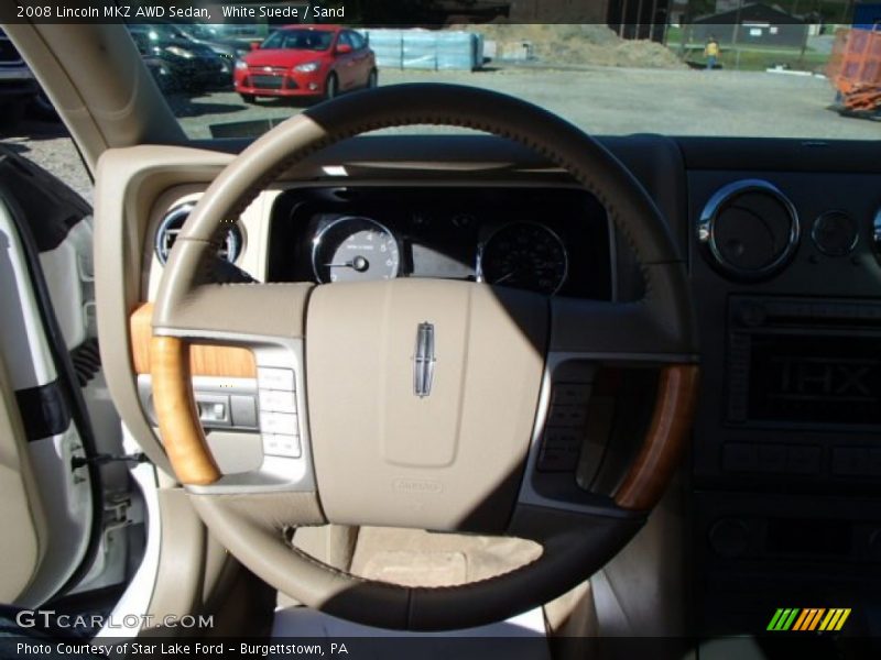 White Suede / Sand 2008 Lincoln MKZ AWD Sedan