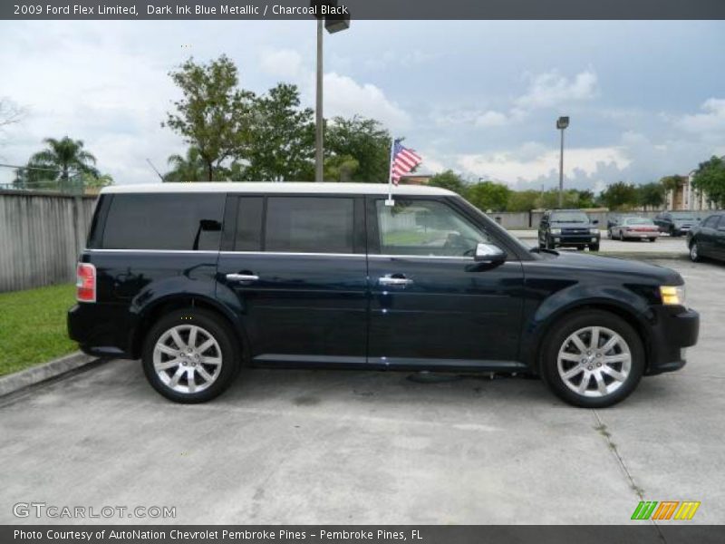 Dark Ink Blue Metallic / Charcoal Black 2009 Ford Flex Limited