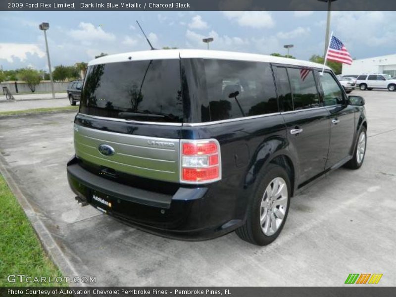 Dark Ink Blue Metallic / Charcoal Black 2009 Ford Flex Limited