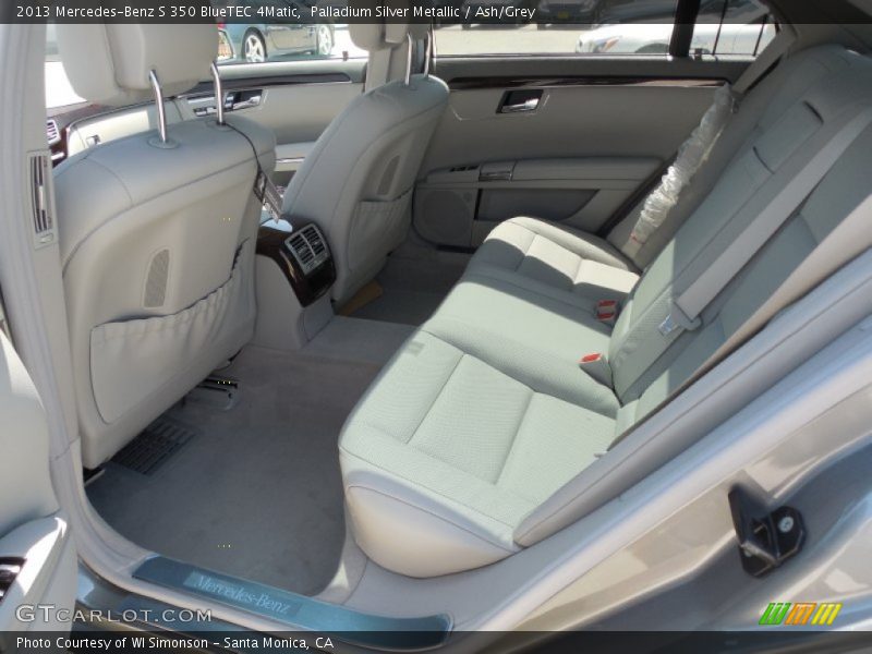 Rear Seat of 2013 S 350 BlueTEC 4Matic