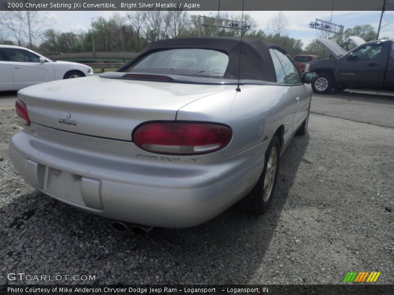 Bright Silver Metallic / Agate 2000 Chrysler Sebring JXi Convertible