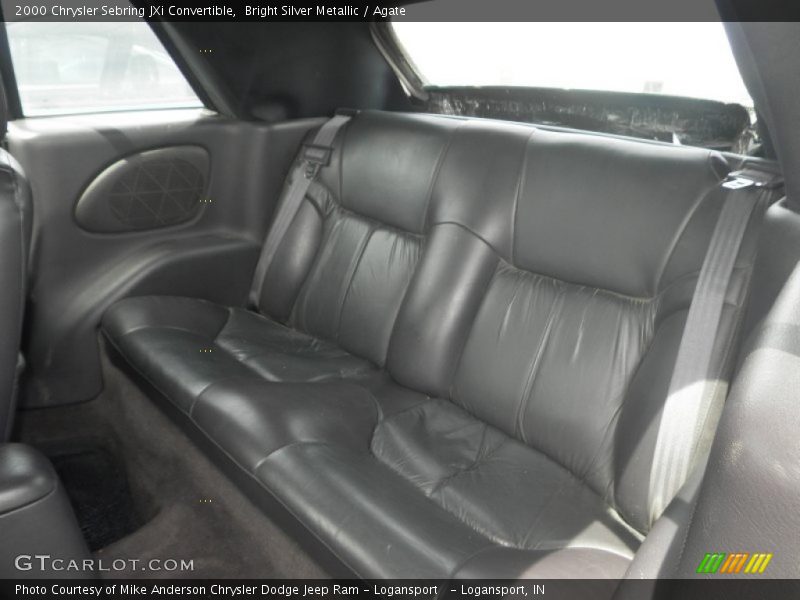 Rear Seat of 2000 Sebring JXi Convertible