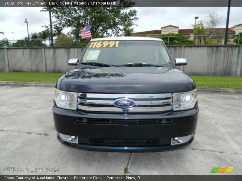 Dark Ink Blue Metallic / Charcoal Black 2009 Ford Flex Limited