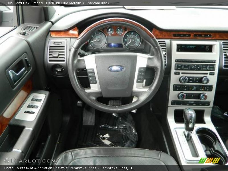 Dark Ink Blue Metallic / Charcoal Black 2009 Ford Flex Limited