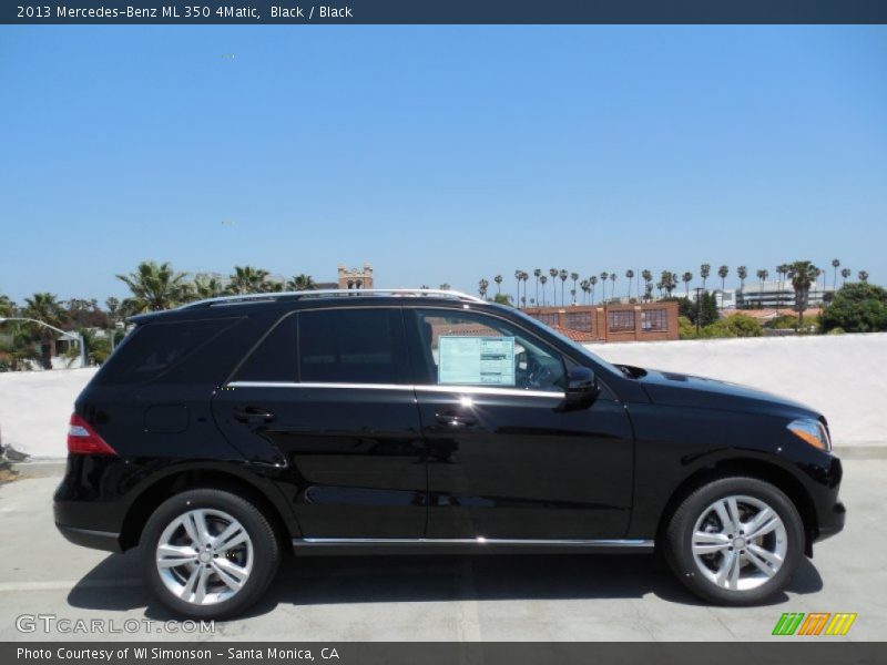 Black / Black 2013 Mercedes-Benz ML 350 4Matic